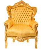 Fauteuil Barok goud, zilver, Relax fauteuil,, Ophalen of Verzenden, Nieuw