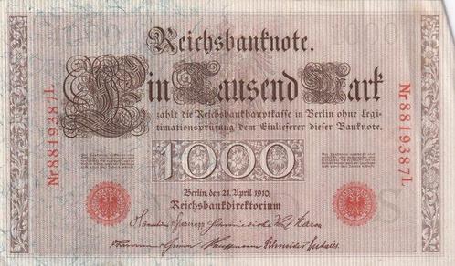 Duitsland. - 100 x 1000 Mark - 1910 - Pick 44 (Zonder, Postzegels en Munten, Munten | Nederland