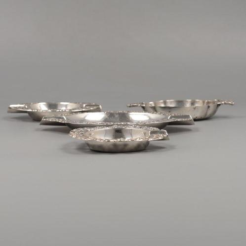o.a. B.W. van Eldik - Asbak (4) - .833 zilver, .835 zilver, Antiek en Kunst, Antiek | Goud en Zilver