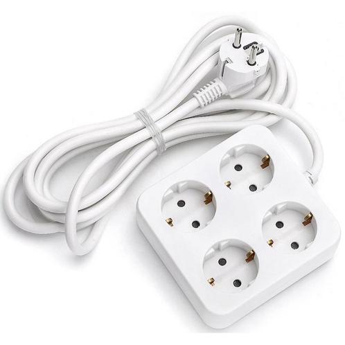 Stekkerdoos - Verlengsnoer - Aigi Urvan - 3680W - 4, Doe-het-zelf en Verbouw, Elektra en Kabels, Nieuw, Ophalen of Verzenden