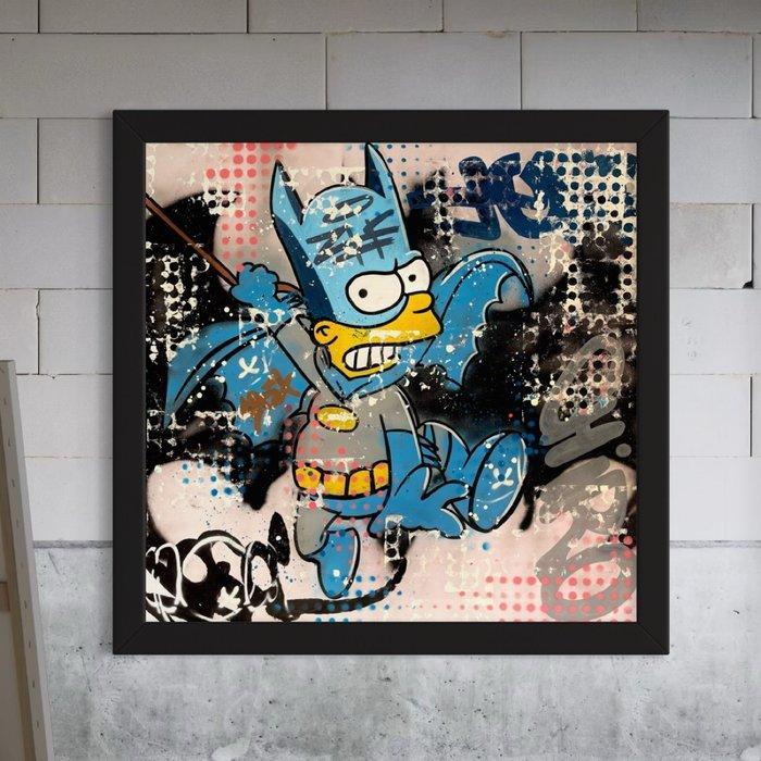 Moabit - Bart Simpson X No Fear In Gotham City, Antiek en Kunst, Kunst | Schilderijen | Modern