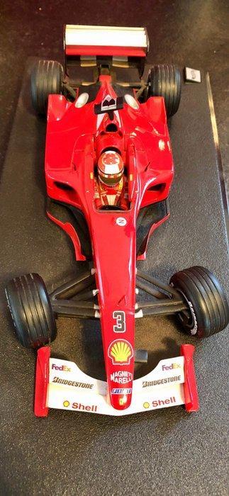 Hot Wheels 1:18 - Modelauto - Ferrari F1 2000 Schumacher, Hobby en Vrije tijd, Modelauto's | 1:5 tot 1:12