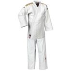 Adidas judopak J350 | Wit-goud (Maat: 150), Verzenden, Nieuw, Judo, Vechtsportpak