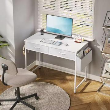 Wit Bureau met Laden en Opbergtas – Modern en Compact beschikbaar voor biedingen