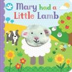 Little Learners Mary Had a Little Lamb Finger Puppet Book by, Gelezen, Parragon Books Ltd, Verzenden