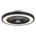 Plafondventilator met lamp BLIZZAK Ø54CM 45 Watt Matt zwart, Witgoed en Apparatuur, Ventilatoren, Ophalen of Verzenden, Nieuw