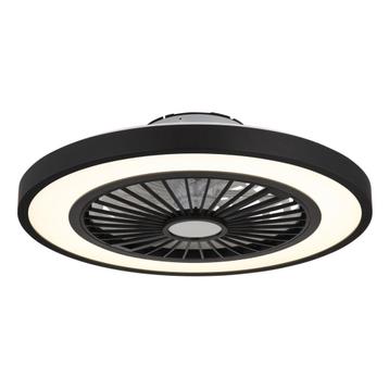 Plafondventilator met lamp BLIZZAK Ø54CM 45 Watt Matt zwart beschikbaar voor biedingen
