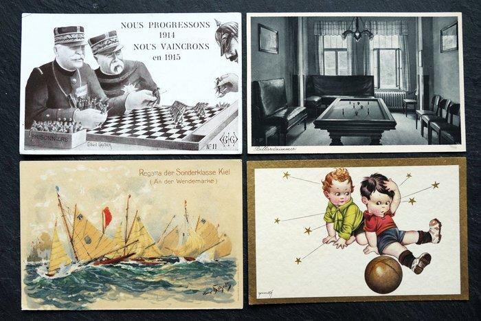 Sport en spel op internationaal niveau - Ansichtkaart (114), Verzamelen, Ansichtkaarten | Buitenland