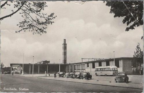 ENSCHEDE - Station, Verzamelen, Ansichtkaarten | Nederland, Verzenden