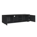 TV meubel Seattle tv kast MDF 34,5x120x40 zwart hoogglans, Huis en Inrichting, Kasten | Televisiemeubels, Verzenden, Nieuw