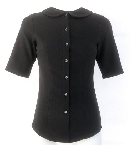 Daisy Dapper, Pan Top in Black in Small,, Kleding | Dames, Tops, Nieuw, Verzenden