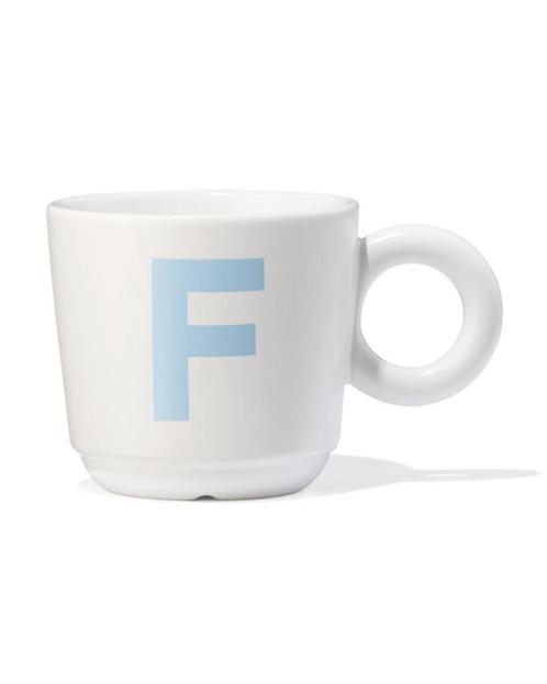 HEMA Mok 280ml letter F van €3.99 voor €2.99 sale, Huis en Inrichting, Keuken | Servies, Nieuw, Verzenden