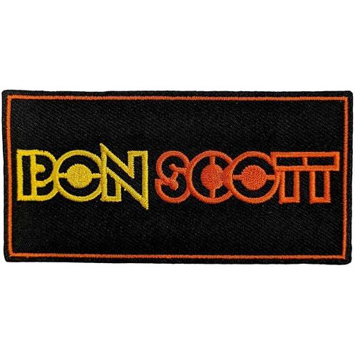 Bon Scott - Logo - Patch officiële merchandise, Verzamelen, Muziek, Artiesten en Beroemdheden, Kleding, Nieuw, Ophalen of Verzenden