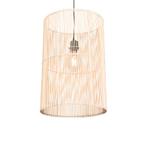 Scandinavische hanglamp bamboe - Natasja, Huis en Inrichting, Lampen | Hanglampen, Nieuw, Landelijk, 75 cm of meer