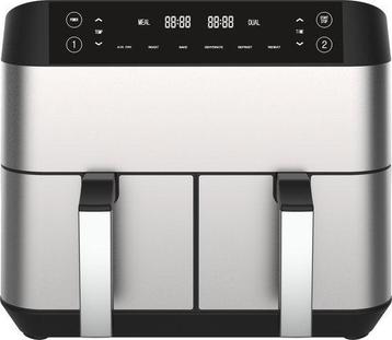 Tweedekans | Niceey Dubbele Airfryer XXL - 8L - 2460W - beschikbaar voor biedingen