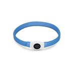 Beeztees Safety Gear Halsband +USB Glowy Blauw 65 x 2,5 cm, Nieuw, Verzenden