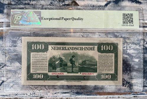 Nederlands-Indië. - 100 Gulden - 1943 - Specimen - Pick 53s, Postzegels en Munten, Munten | Nederland