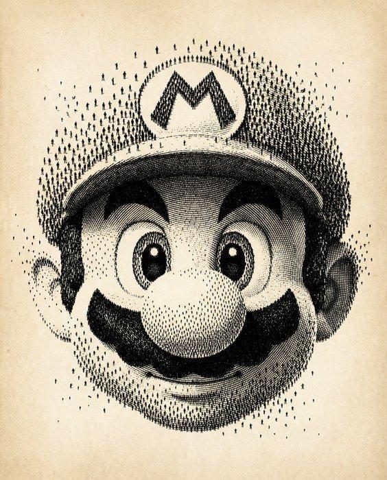 AT9 - [Canvas L] Mario Bros: L’Illusione delle Mille Figure, Spelcomputers en Games, Spelcomputers | Overige Accessoires