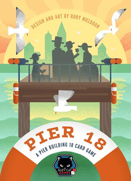 Pier 18 - Card game | Alley Cat Games - Kaartspellen, Hobby en Vrije tijd, Gezelschapsspellen | Kaartspellen, Nieuw, Verzenden