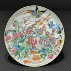 Bord - Porselein - Daoguang canton bord, Antiek en Kunst