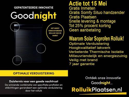 Solar Rolluiken Actie tot 15 Mei 25% Korting, Doe-het-zelf en Verbouw, Rolluiken, Overige kleuren, Nieuw, 200 cm of meer
