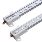 LED strip 50cm - Aluminium profiel - 12V - IP65 - Blauw, Nieuw, Ophalen of Verzenden, Led-lamp