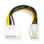 Molex naar PCI Express kabel | Nedis | 0,15 meter, Nieuw, Verzenden