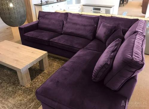 Oudenbosch Loungebank - hoekbanken - Paars, Huis en Inrichting, Banken | Sofa's en Chaises Longues, Nieuw, Stof