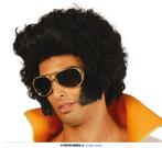 Pruik Elvis Boogie Zwart, Kleding | Heren, Carnavalskleding en Feestkleding, Ophalen of Verzenden, Nieuw