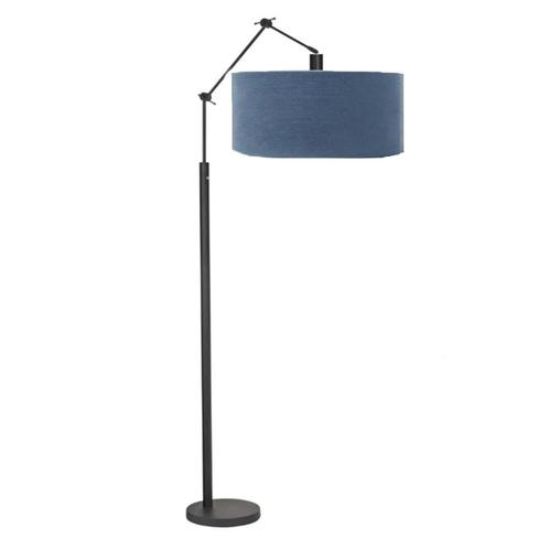 Highlight kantelbare vloerlamp Zwart E27 170 cm Incl. Ø45cm, Huis en Inrichting, Lampen | Vloerlampen, Metaal, Ophalen of Verzenden