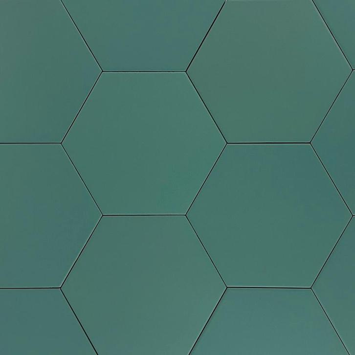 Vloertegel wandtegel hexagon coimbra groen 17,5x20 r9, Doe-het-zelf en Verbouw, Tegels, Vloertegels, Nieuw, 10 m² of meer, Keramiek