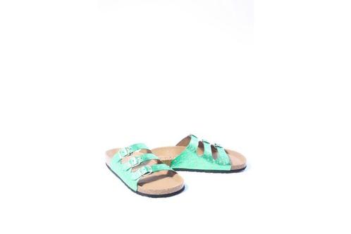 -46% DWRS Label  DWRS Label Komodo slippers  maat 39, Kleding | Dames, Schoenen, Slippers, Groen, Nieuw, Verzenden