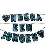Geboorte Letterslinger Hoera een Jongen Neon 5m, Verzenden, Nieuw
