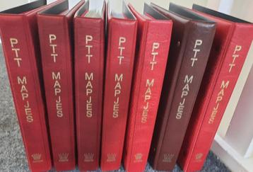 Collectie PTT Mapjes in 7 Albums Nvph 1T/M 345 beschikbaar voor biedingen