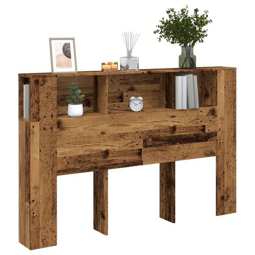 vidaXL Hoofdbordkast 160x18,5x103,5 cm bewerkt hout oud, Huis en Inrichting, Slaapkamer | Bedden, Bruin, Nieuw, Hout, Verzenden