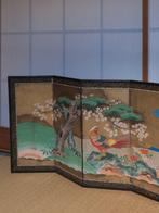 Scherm / kamerverdeler - Hout, Papier - Japan - Late Edo, Antiek en Kunst