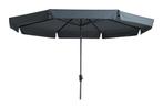 Madison stokparasol Syros luxe grey 350 cm., Tuin en Terras, Parasols, Verzenden, Nieuw, Stokparasol