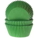 Cupcake Cups HoM MINI Grasgroen 35x23mm. 60st., Verzenden, Nieuw