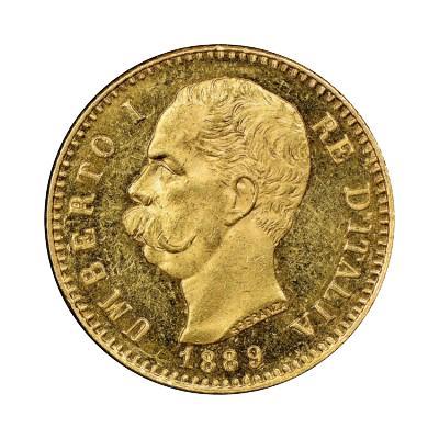 Gouden 20 Lire Italië, Postzegels en Munten, Edelmetalen en Baren, Ophalen of Verzenden