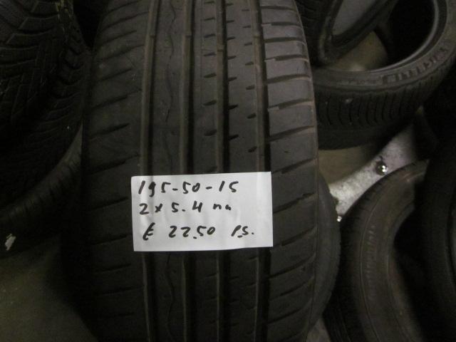 195 50 15 Hankook, Mastersteel zomer banden, Auto-onderdelen, Banden en Velgen, 15 inch, 195 mm, Personenwagen, Gebruikt, Band(en)