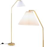 Vloerlamp - Staande lamp - 168 cm - Goud - COSTWAY, Huis en Inrichting, Verzenden, Zo goed als nieuw