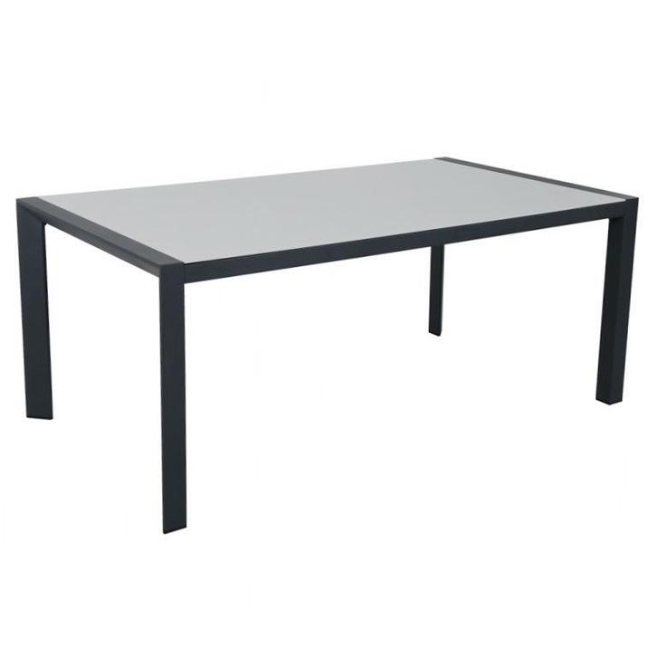 Fortaleza dining tuintafel 160x90xH68 cm antraciet, Tuin en Terras, Tuintafels, Nieuw, Aluminium, Ophalen of Verzenden