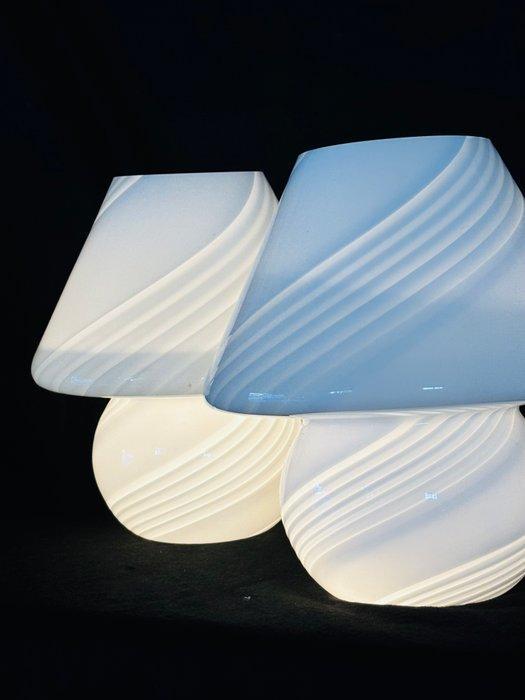 Tafellamp (2) - Muranoglas - Spiraalvormige, Antiek en Kunst, Antiek | Lampen