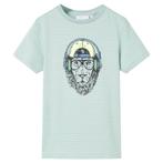 vidaXL Kindershirt met strepen 116 lichtmint, Verzenden, Nieuw