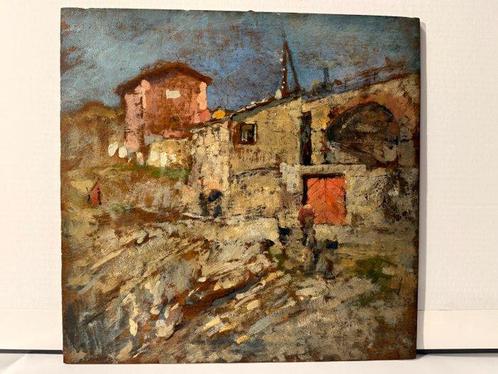 Uberto DellOrto (1848–1895) - Paesaggio (1), Antiek en Kunst, Kunst | Schilderijen | Klassiek