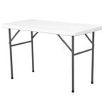Inklapbare Buffettafel | CATERING | Kunststof/Metaal | Wit, Verzenden, Nieuw in verpakking
