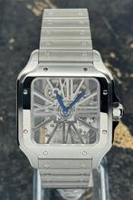 Cartier Santos de Cartier Large - Skeleton - WHSA0015, Sieraden, Tassen en Uiterlijk, Horloges | Heren, Nieuw, Polshorloge