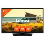 Lenco LED-2423BK - 24 LED Televisie met 12V Adapter - Zwart, Verzenden, Nieuw