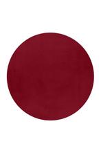 Rond Hoogpolig Vloerkleed | Pouffy | Rood | 160x160 cm, Huis en Inrichting, Stoffering | Tapijten en Kleden, Verzenden, Nieuw
