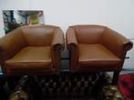 Chesterfield Maarssen !! Veel Leren Chesterfield Club Chairs, Huis en Inrichting, Fauteuils, Ophalen, Zo goed als nieuw, Leer